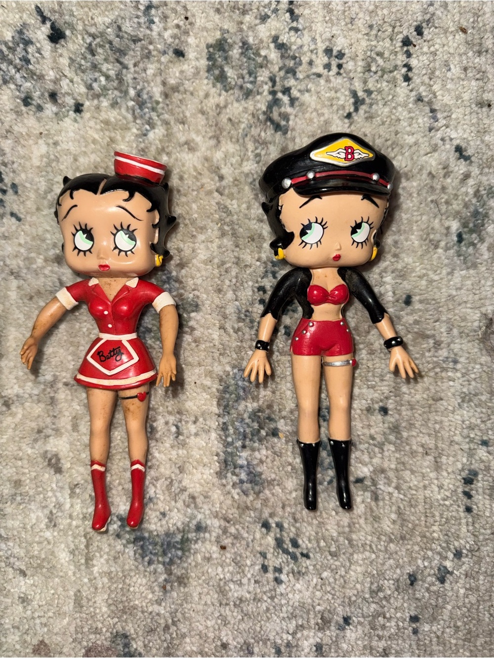 Betty Boop Red and Black Fashion Doll Pair